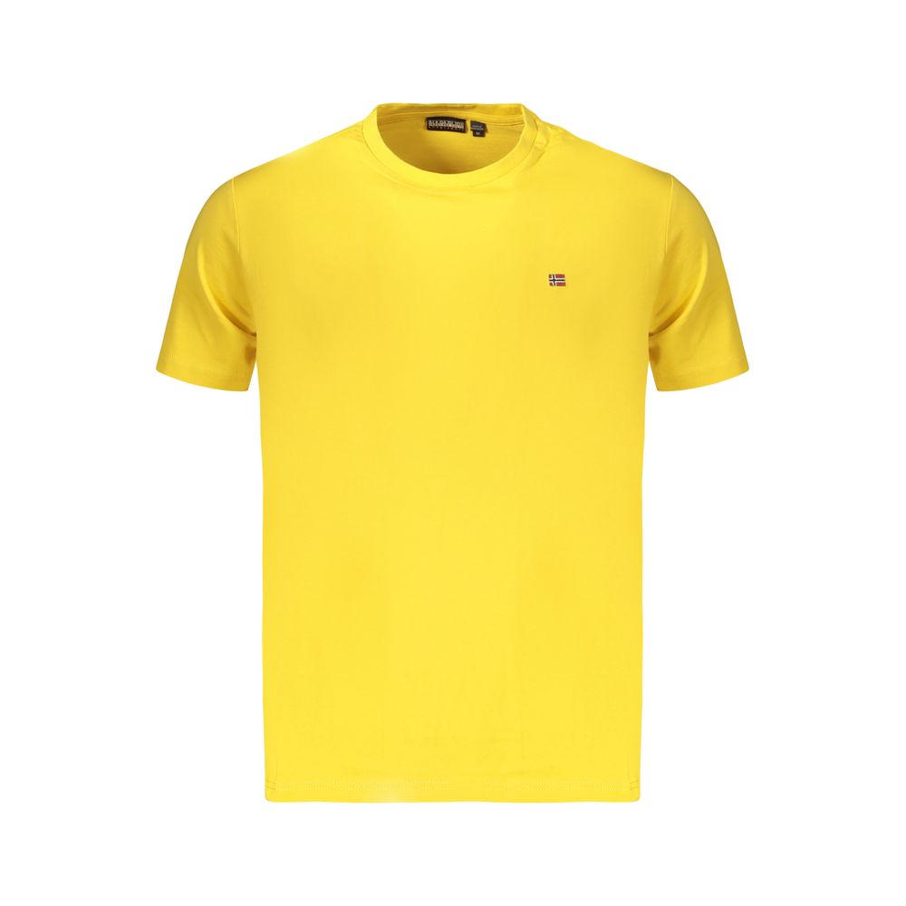 Napapijri Giallo T-Shirt en Coton pour Homme