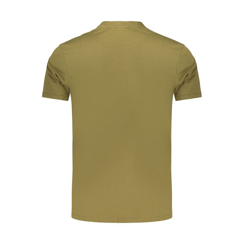 Napapijri Verde Cotton Men's T-Shirt - Stylish & Comfortable