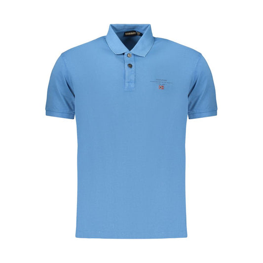 Napapijri Azzurro Cotton Men Polo - Stylish & Comfortable