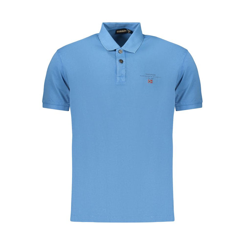 Napapijri Azzurro Cotton Men Polo - Stylish & Comfortable