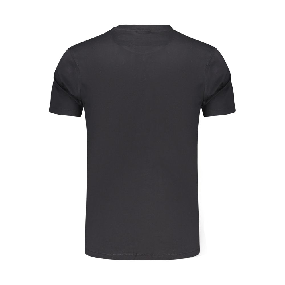 Napapijri Black Cotton Men's T-Shirt - Stylish & Comfortable