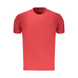 T-Shirt Napapijri Rouge en Coton pour Homme