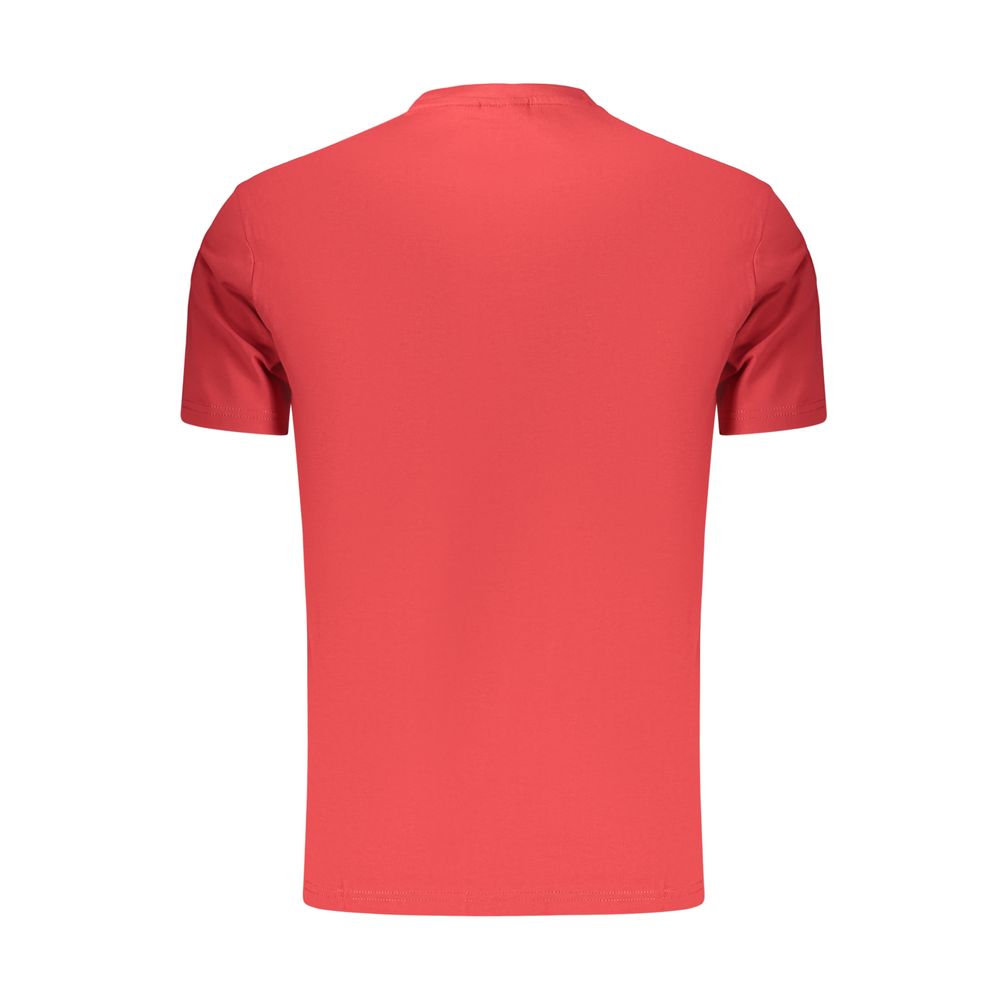 T-Shirt Napapijri Rouge en Coton pour Homme