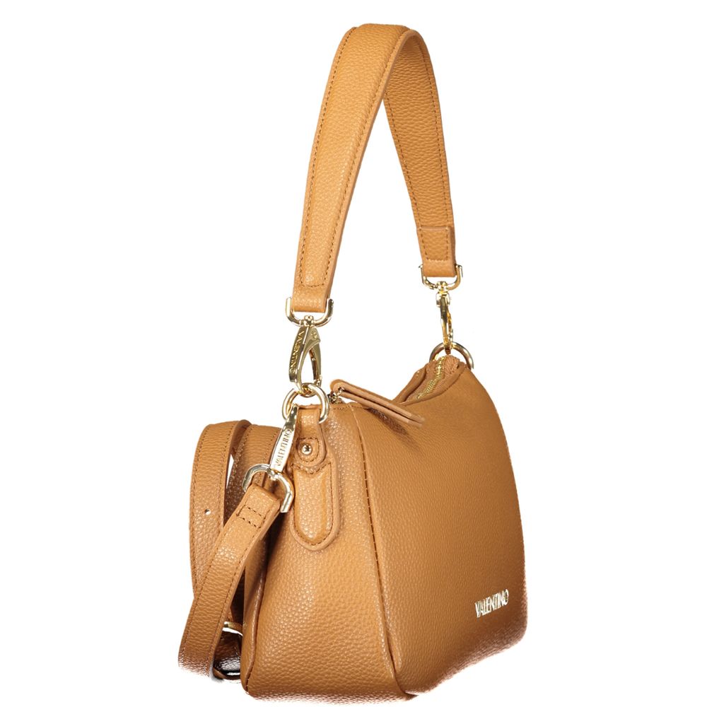 Mario Valentino Brown Polyurethane Women's Handbag