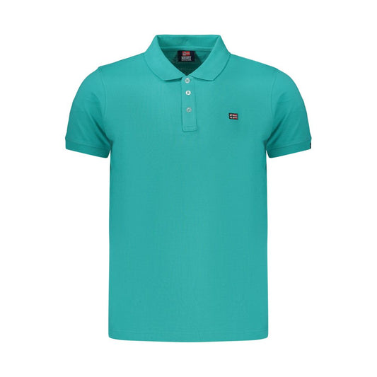 Polo en coton vert pour hommes Norway 1963