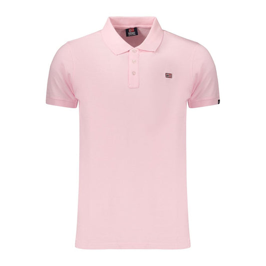 Polo Shirt en Coton Rose pour Homme - Norway 1963