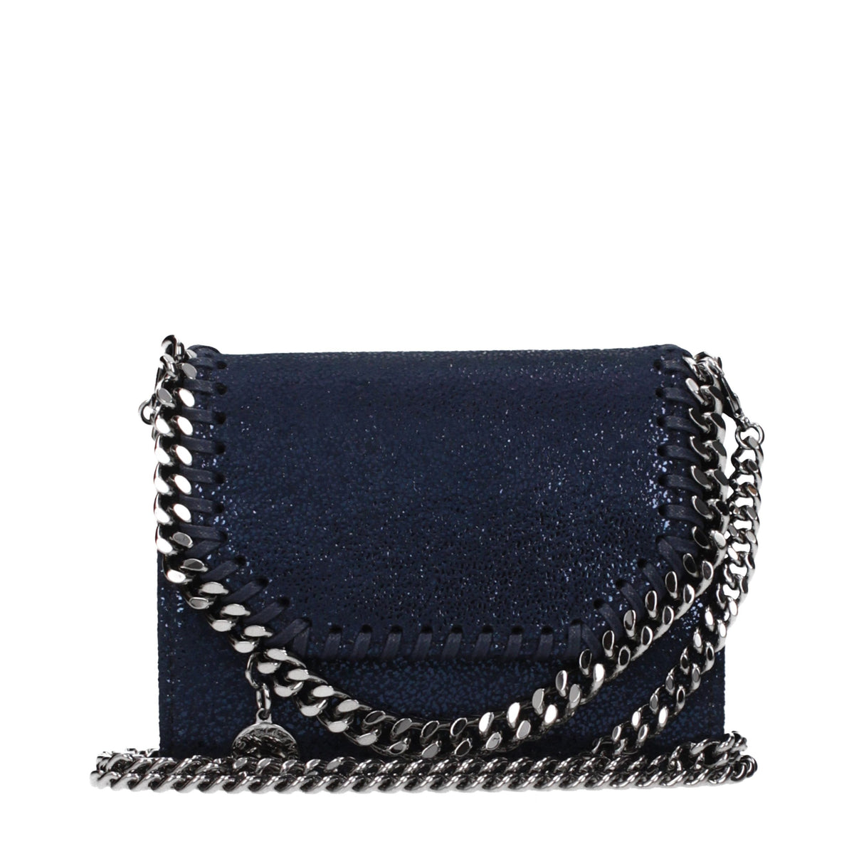 Stella McCartney Blue Leather Wallet - Eco Suede Design