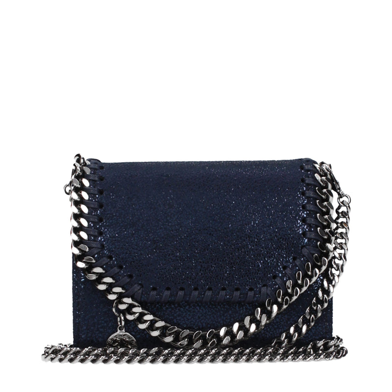 Stella McCartney Blue Leather Wallet - Eco Suede Design