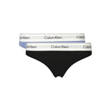 Calvin Klein Light Blue Modal Women's Thong - Comfort & Style