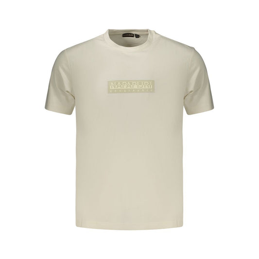 Napapijri Wit Katoenen Heren T-Shirt