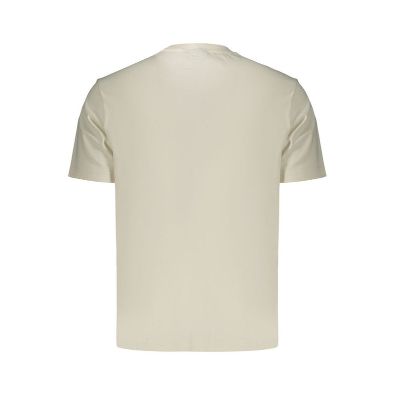 Napapijri White Cotton Men's T-Shirt - Stylish & Comfortable