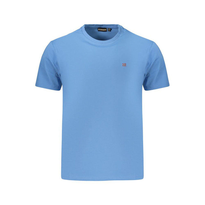 T-shirt Napapijri Azzurro en Coton pour Homme