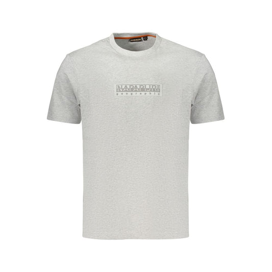 T-shirt Napapijri en coton gris pour homme