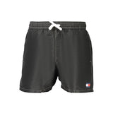 Tommy Hilfiger Black Polyester Men's Swim Boxer Shorts