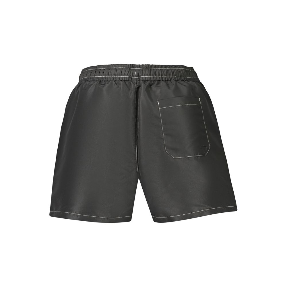 Tommy Hilfiger Black Polyester Men's Swim Boxer Shorts
