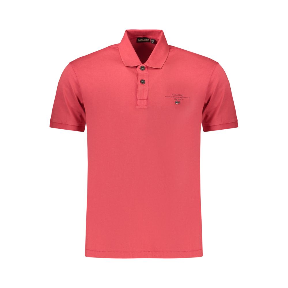 Napapijri Rosso Polo en Coton pour Homme