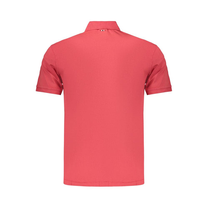 Napapijri Rosso Cotton Men's Polo - Stylish Casual Wear