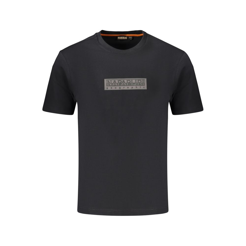 T-Shirt Napapijri Noir en Coton pour Homme