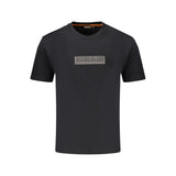 T-Shirt Napapijri Noir en Coton pour Homme