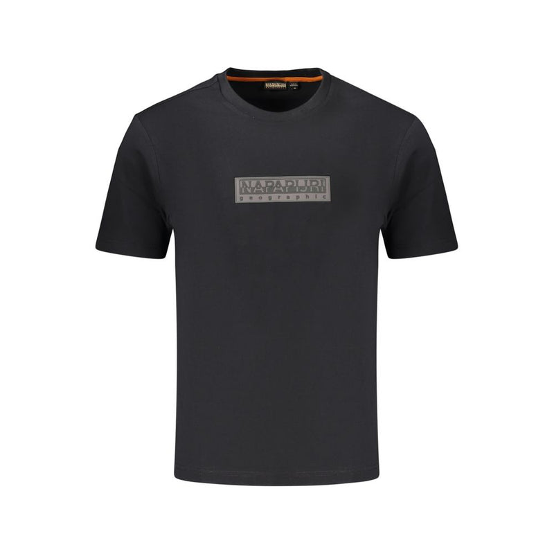 T-Shirt Napapijri Noir en Coton pour Homme