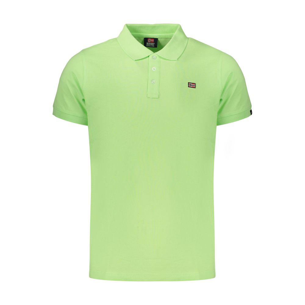 Norway 1963 Polo Vert en Coton pour Homme
