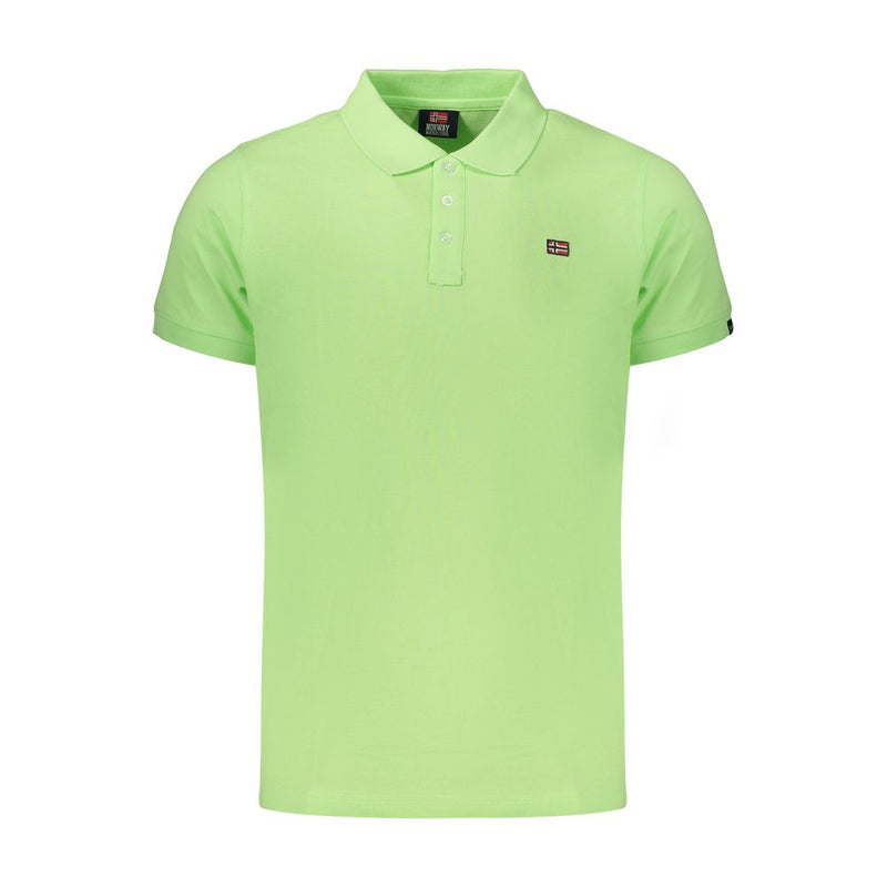 Norway 1963 Polo Vert en Coton pour Homme