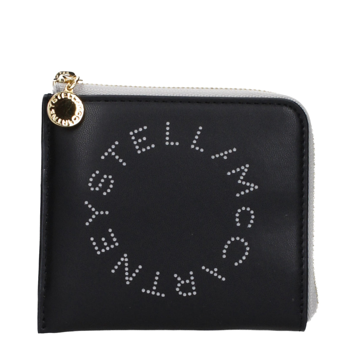 Stella McCartney Black Leather Wallet - Eco-Friendly Design
