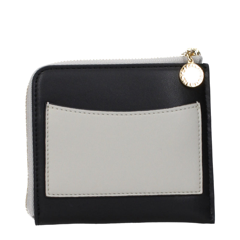 Stella McCartney Black Leather Wallet - Eco-Friendly Design