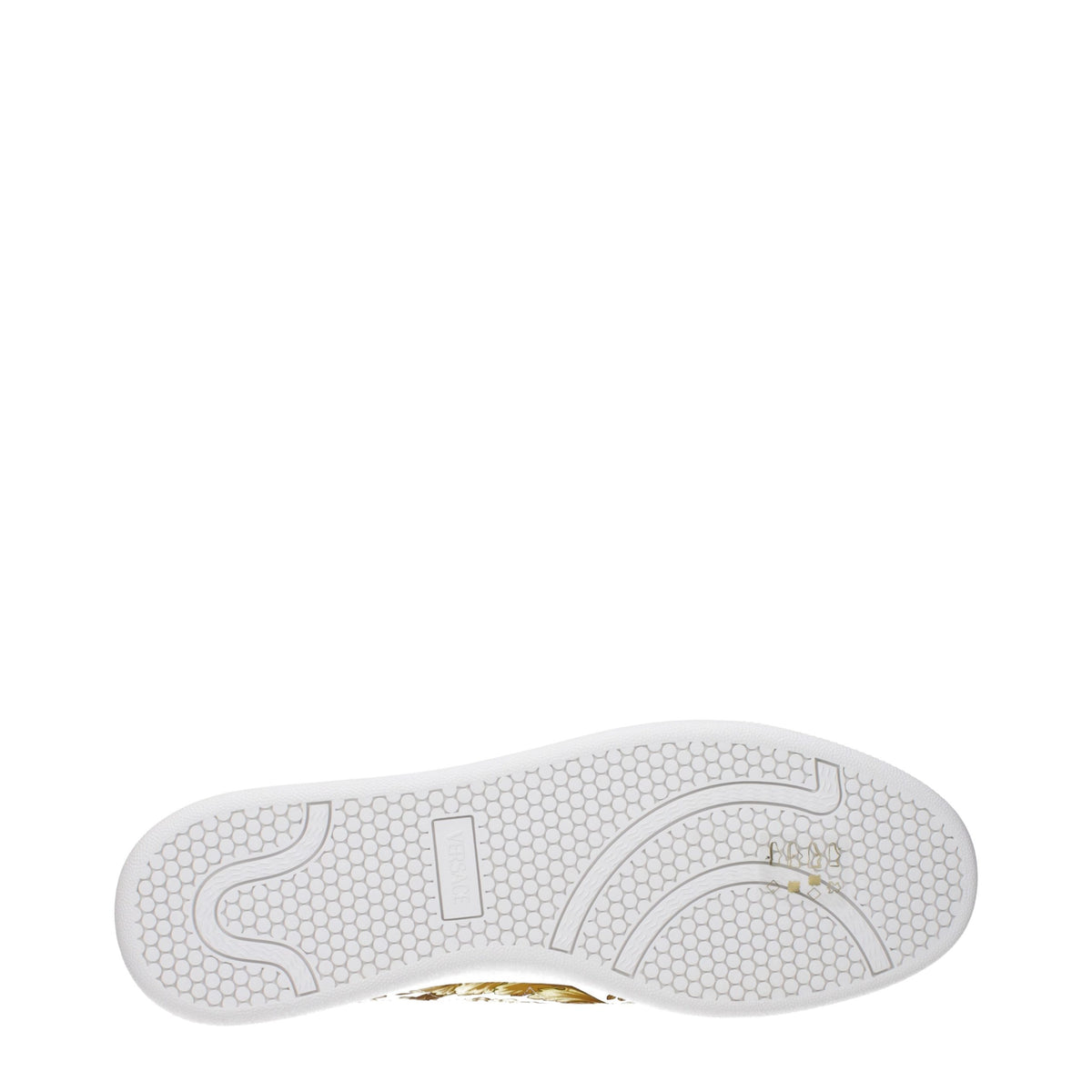 Versace White Leather Sneakers for Men