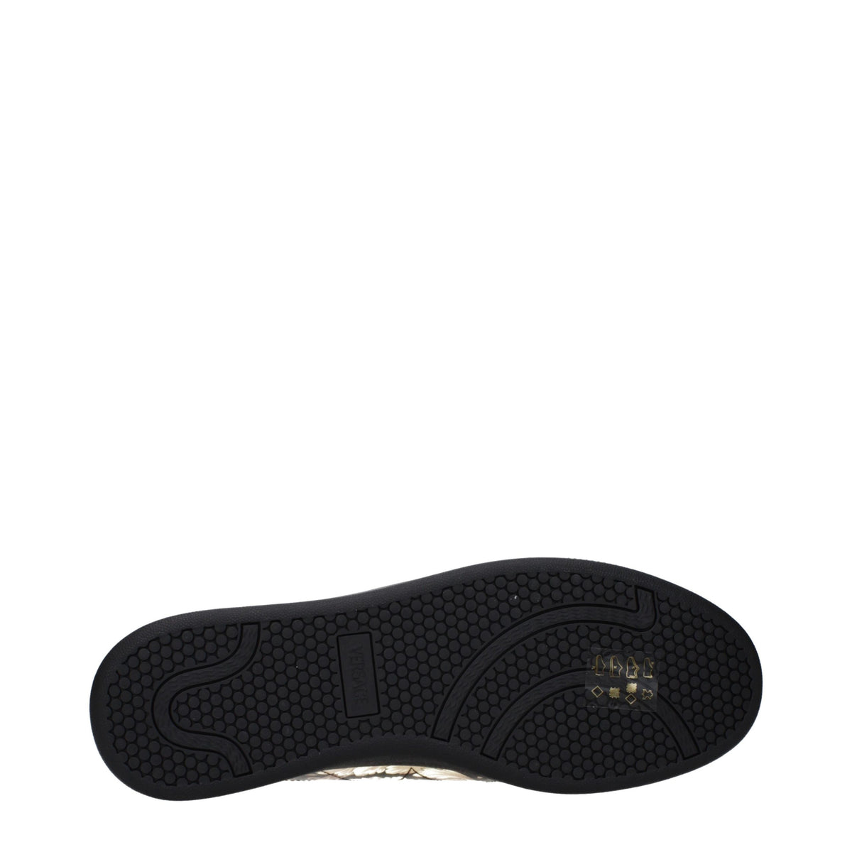 Versace Black Leather Chunky Sneakers for Men