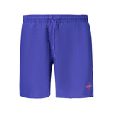 Calvin Klein Blue Polyester Men's Swim Boxer Shorts