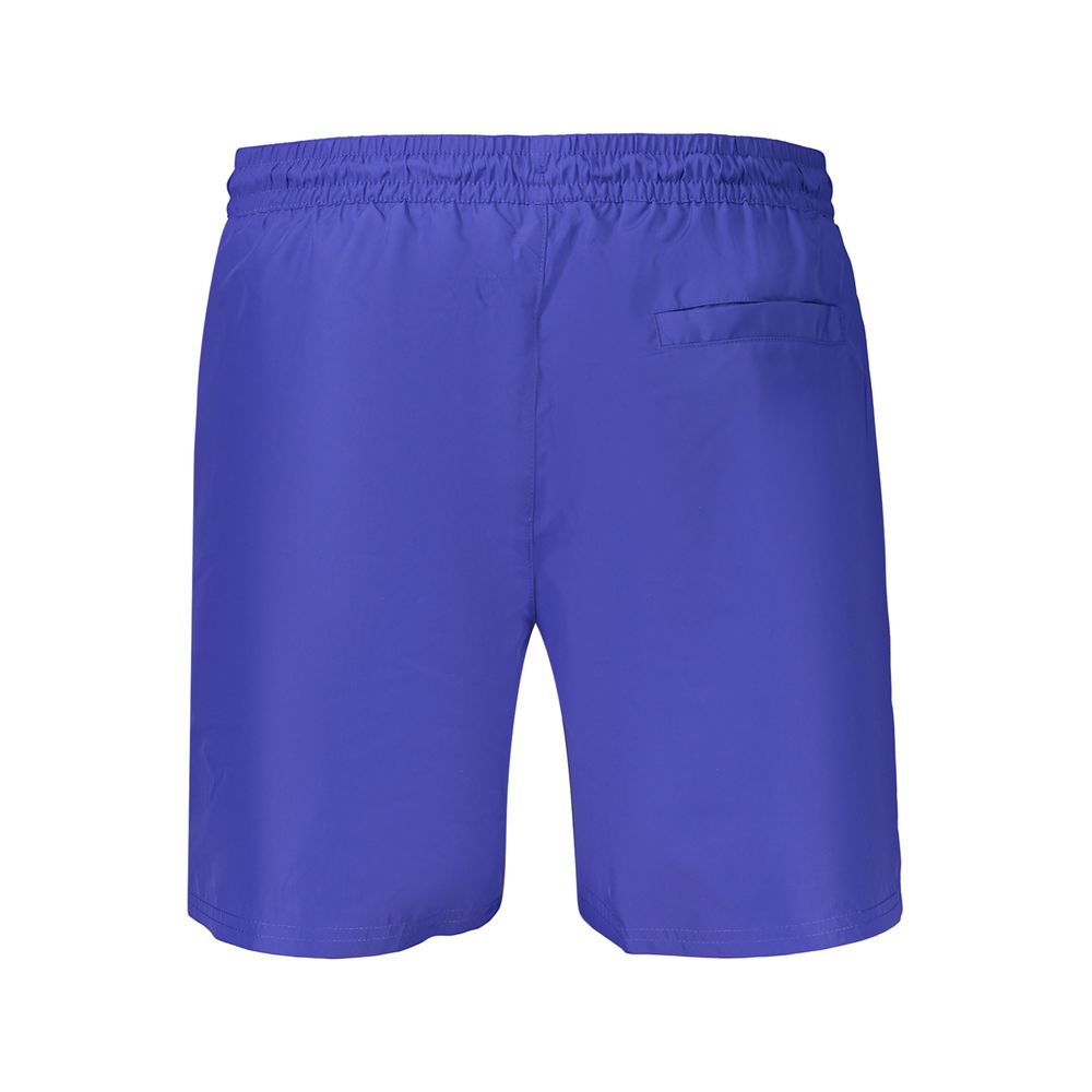 Calvin Klein Blue Polyester Men's Swim Boxer Shorts