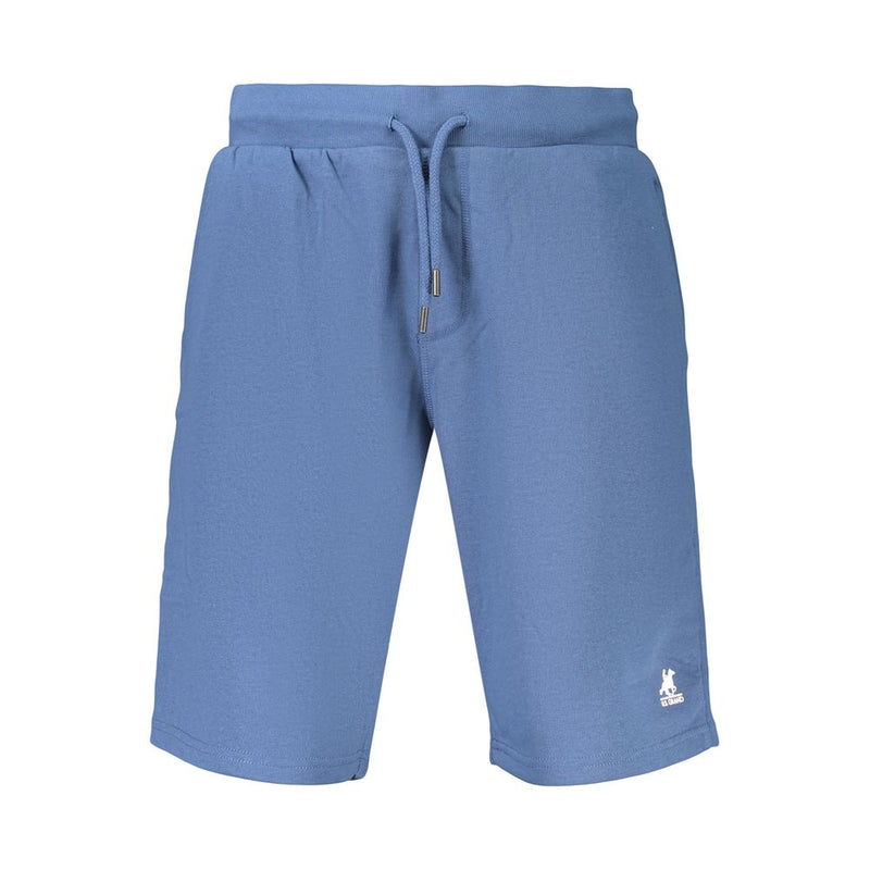 U.S. Grand Blue Cotton Men's Sports Shorts