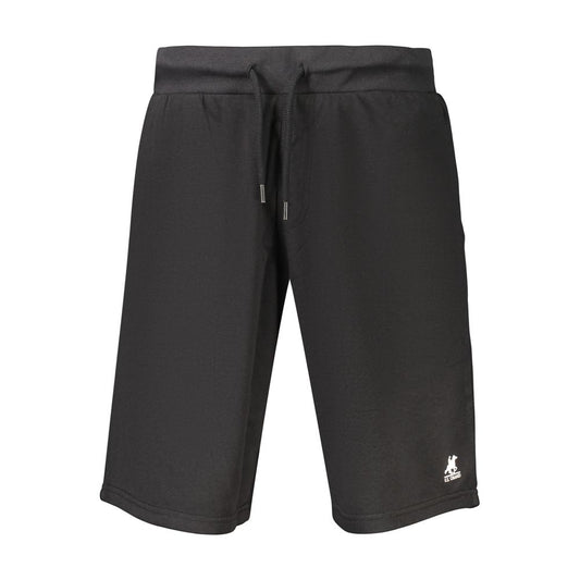 U.S. Grand Black Cotton Men's Sweatpants