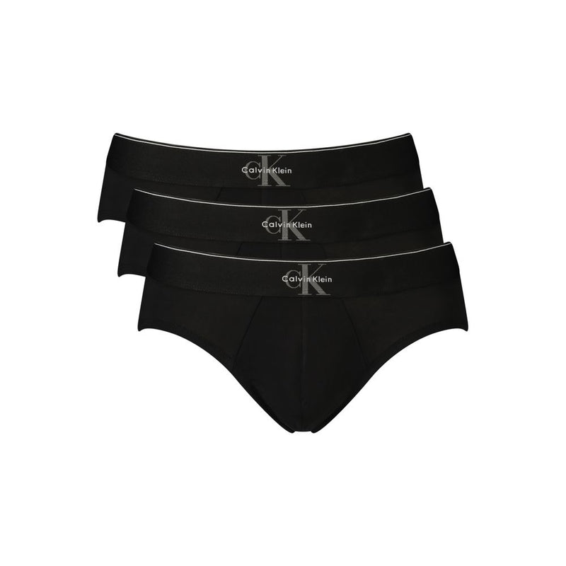 Calvin Klein Black Cotton Men's Underwear - Comfortable Briefs