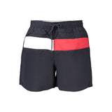 Tommy Hilfiger Blue Polyester Men's Swim Boxer Shorts