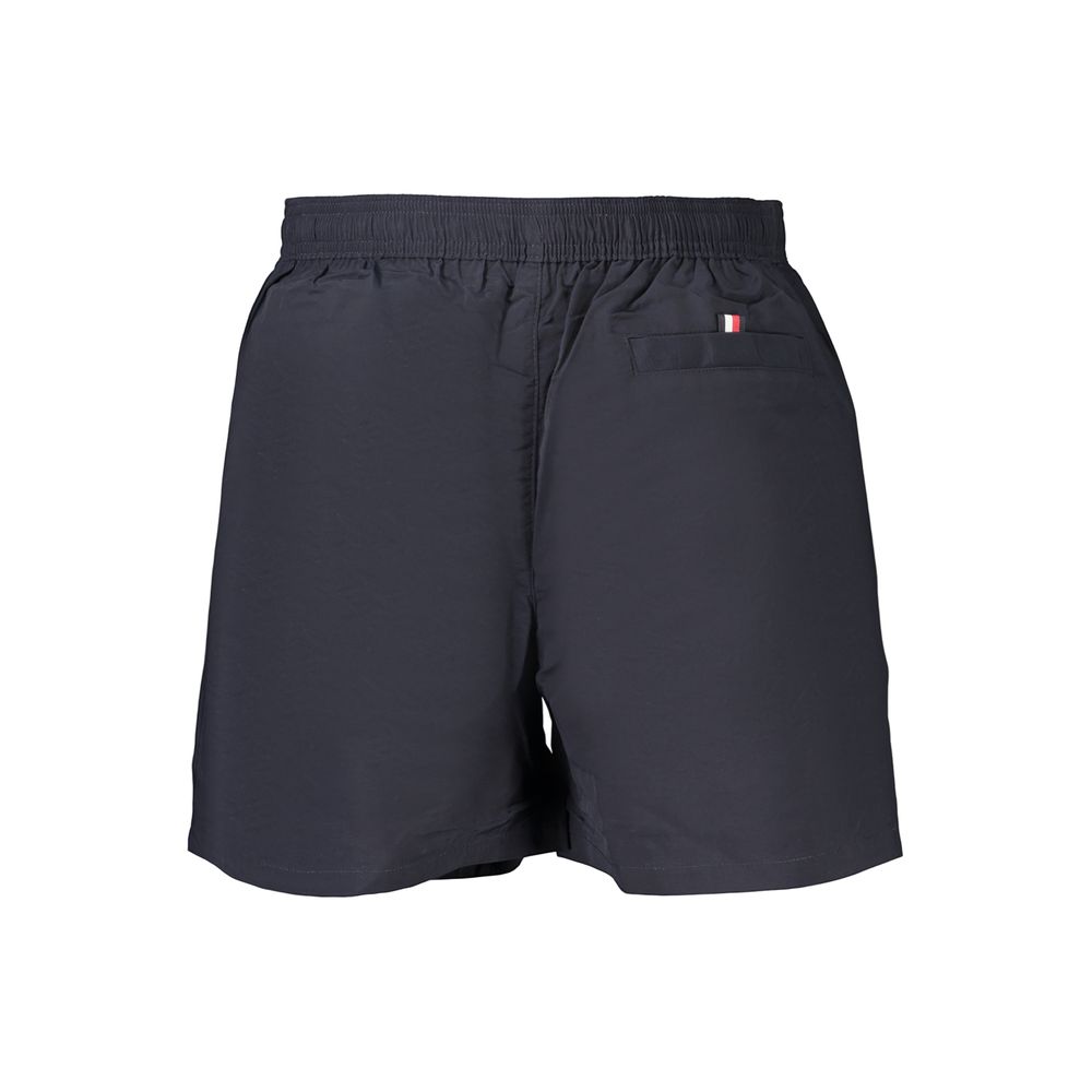 Tommy Hilfiger Blue Polyester Men's Swim Boxer Shorts