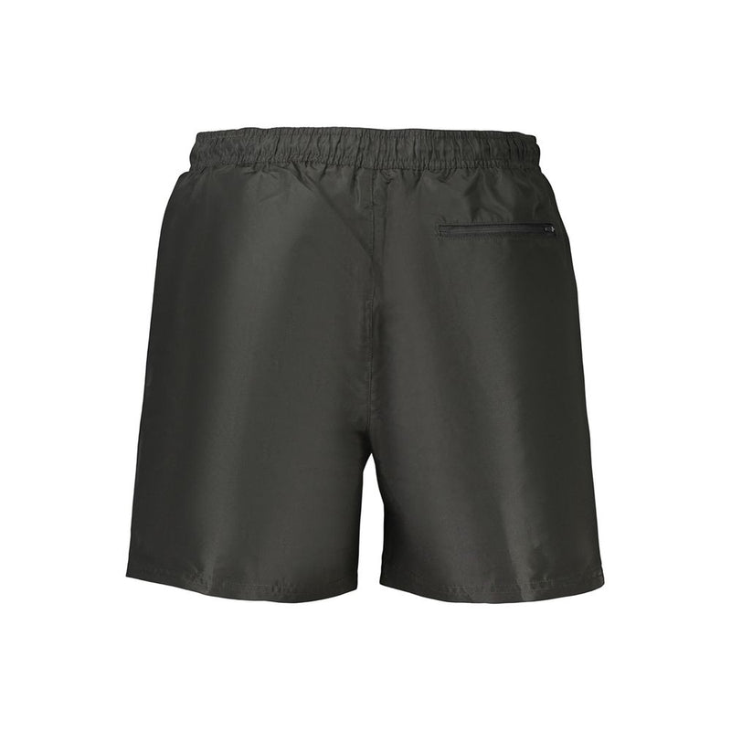 Calvin Klein Black Polyester Men's Swim Boxer Shorts