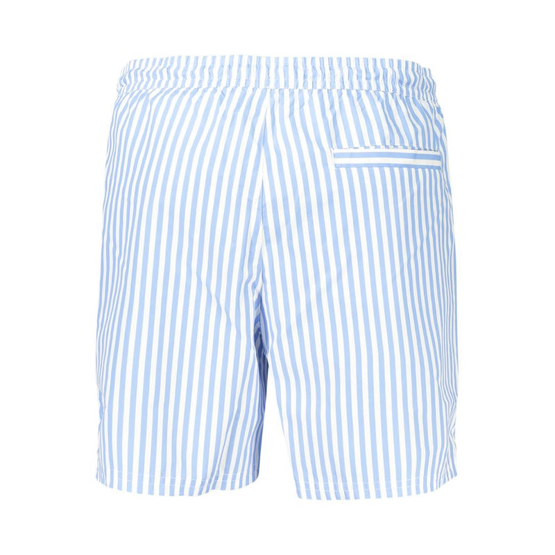 Calvin Klein Striped Sky Blue Men's Swim Boxer Shorts