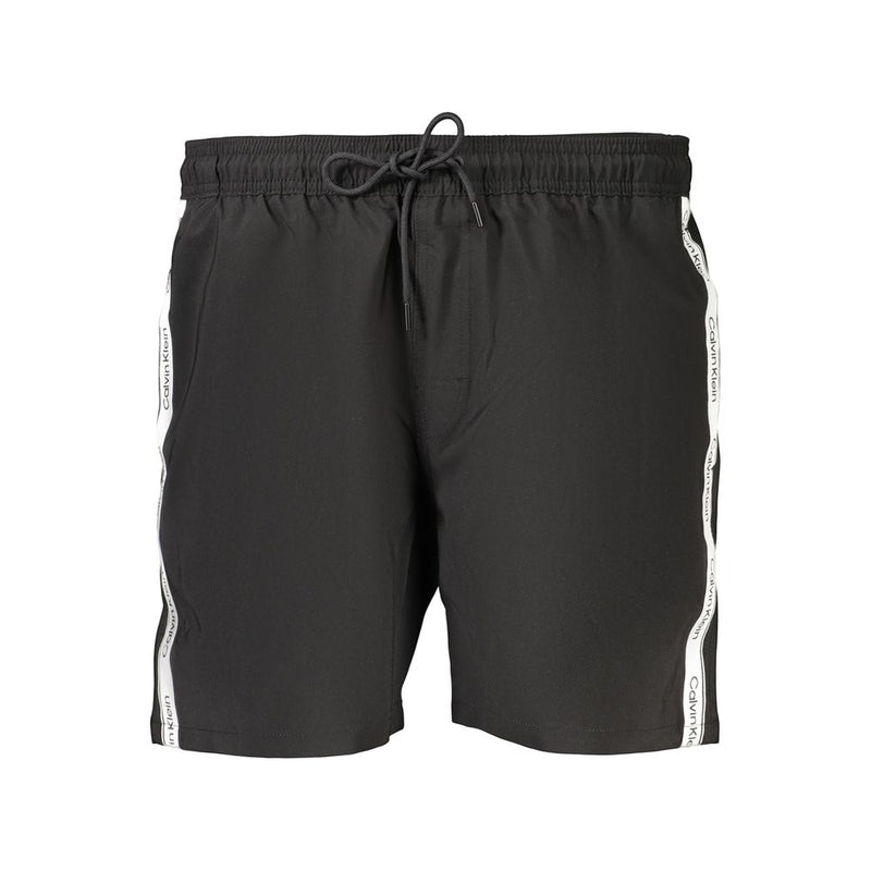 Calvin Klein Nero Polyester Men's Boxer Shorts - Black