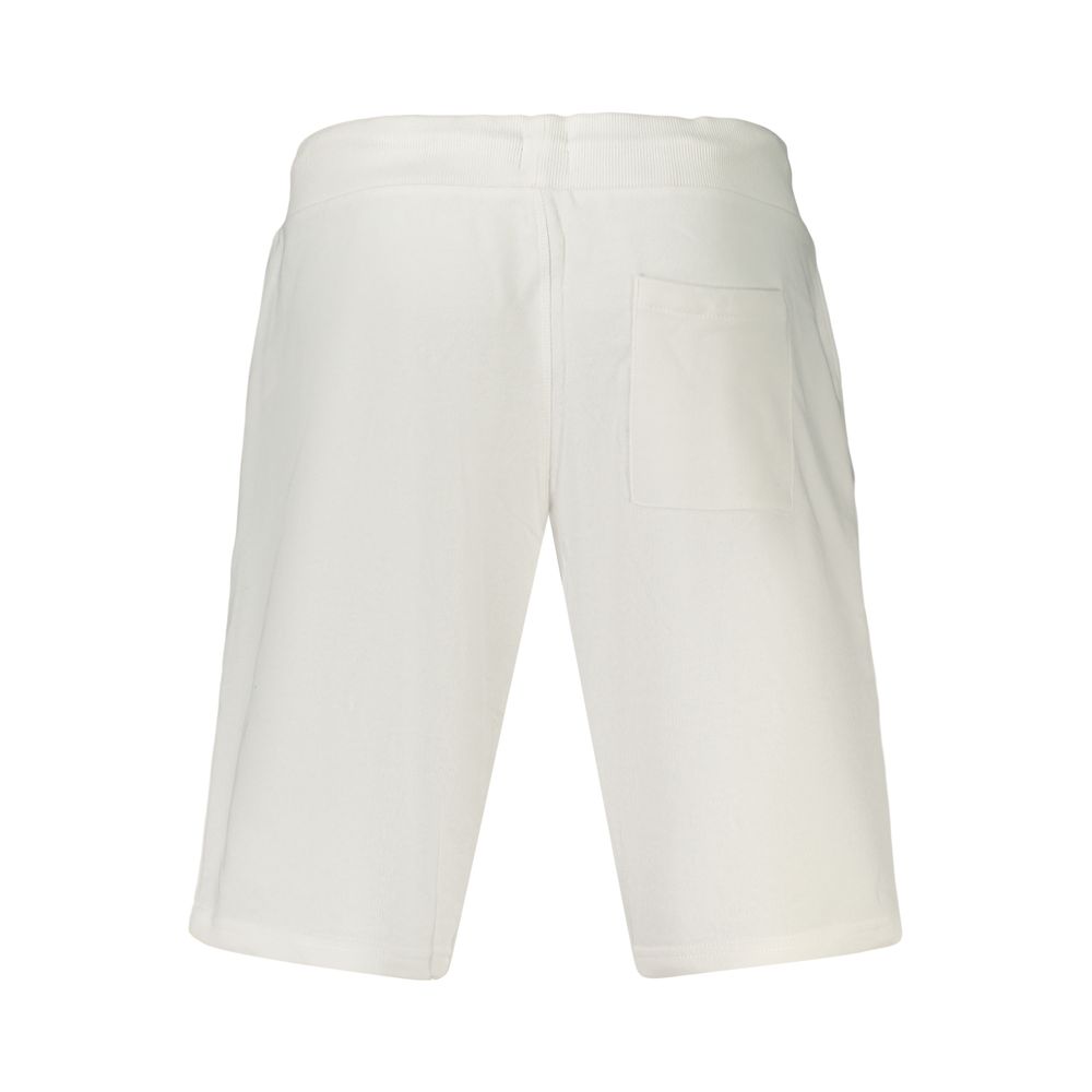 U.S. Grand White Cotton Men's Sports Shorts
