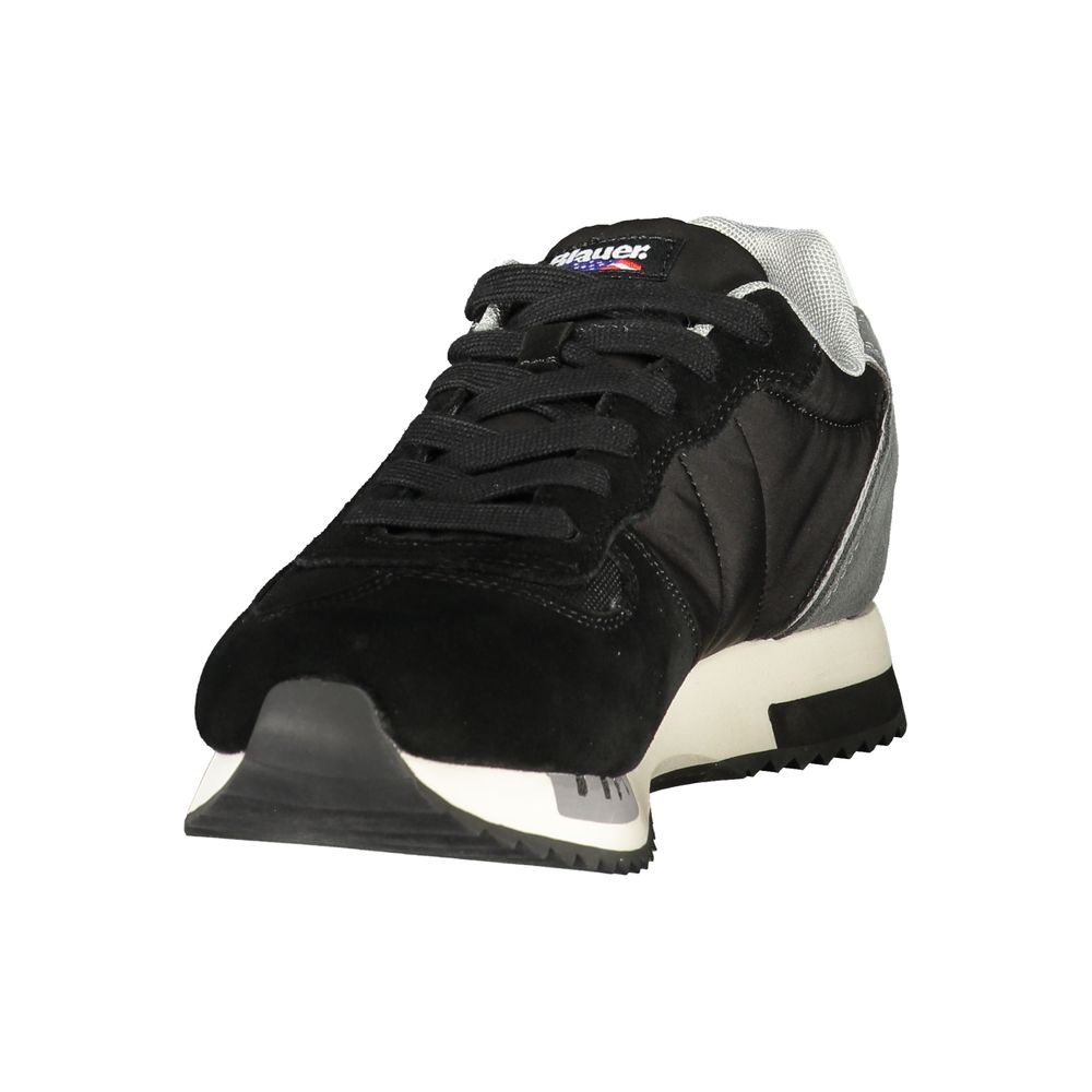 Blauer Black Polyurethane Men's Sneaker - Stylish Comfort