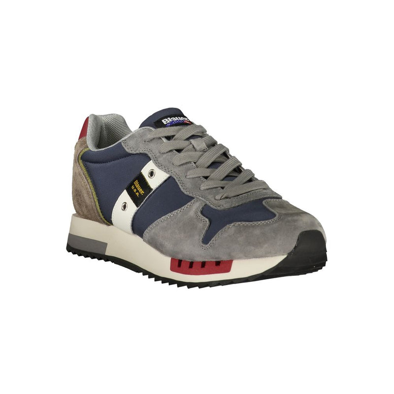 Blauer Blue Polyurethane Men's Sneaker - Stylish & Comfortable