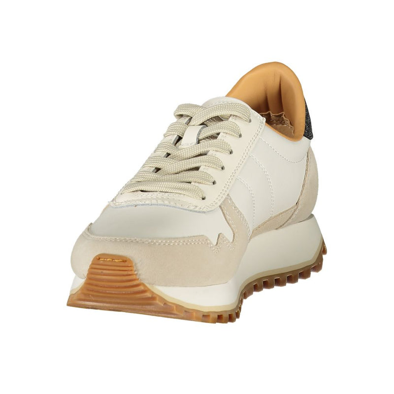 Blauer Bianco Polyurethane Donna Sneaker - Élégance Sportive