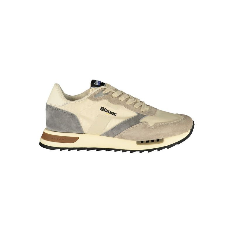 Blauer Beige Polyester Men's Sneaker - Stylish & Comfortable