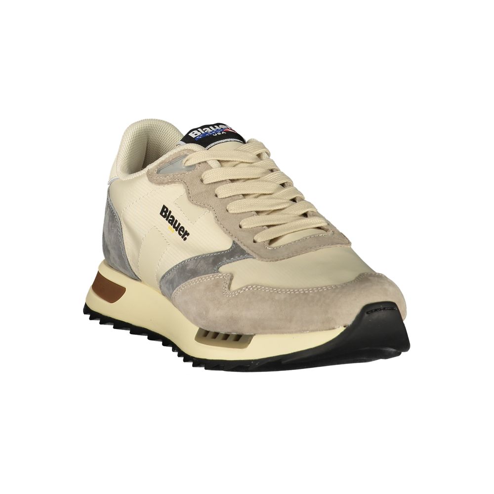 Blauer Beige Polyester Men's Sneaker - Stylish & Comfortable