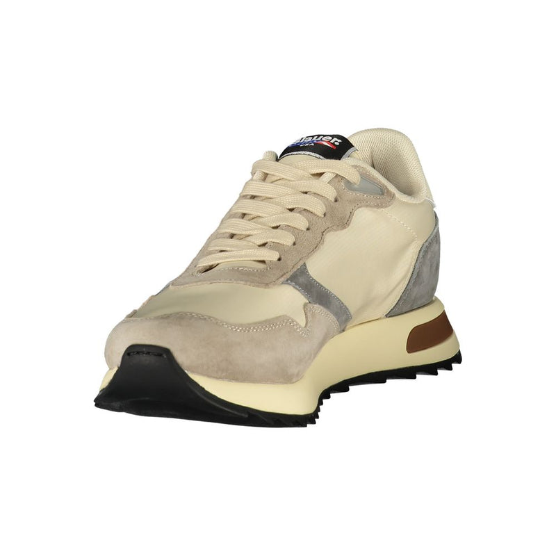 Blauer Beige Polyester Men's Sneaker - Stylish & Comfortable