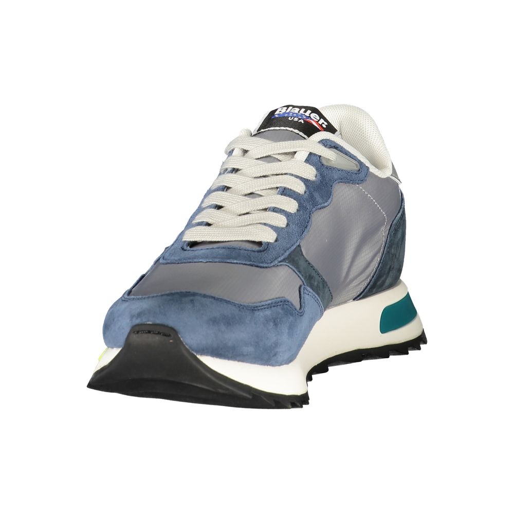 Blauer Blue Polyester Men's Sneaker - Stylish Athletic Footwear