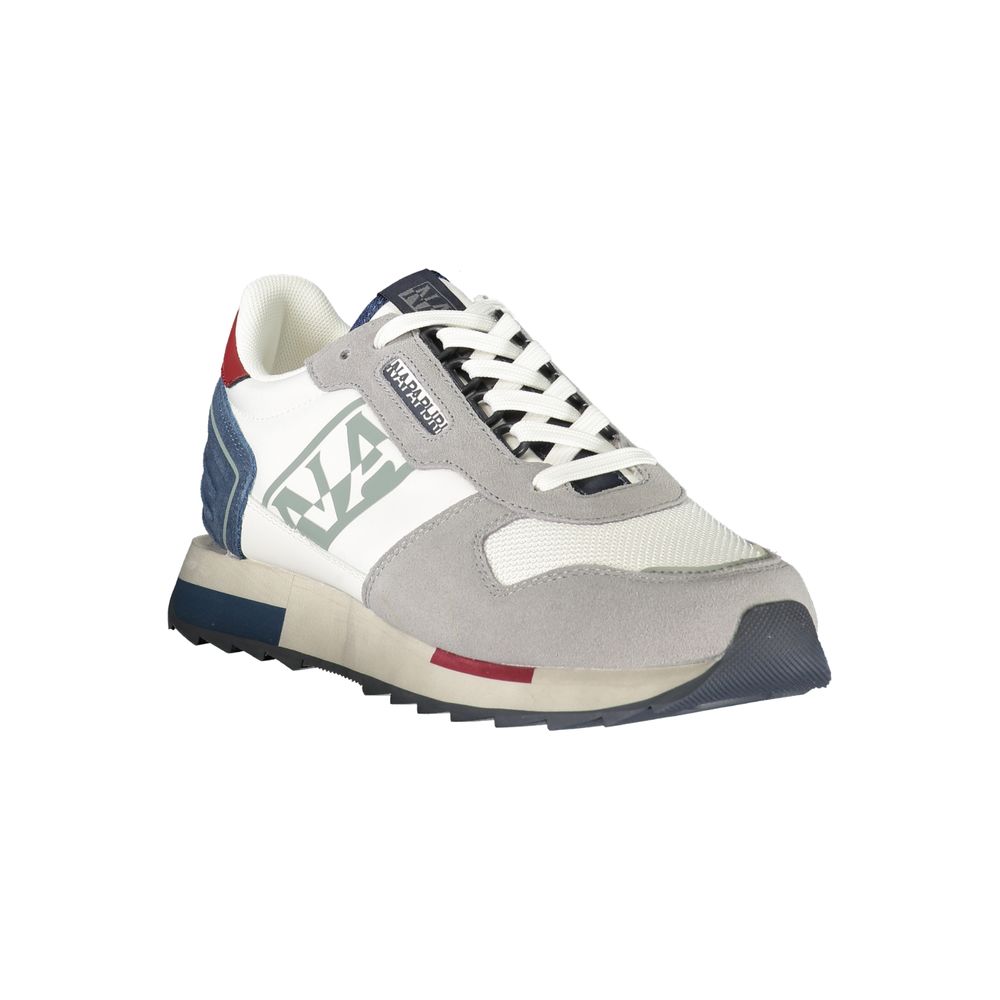 Napapijri White Polyester Men's Sneaker - Stylish & Comfortable