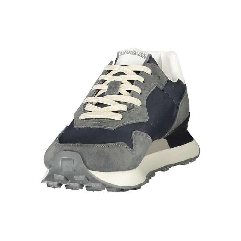 Napapijri Blue Poliuretano Men's Sneaker - Stylish Comfort